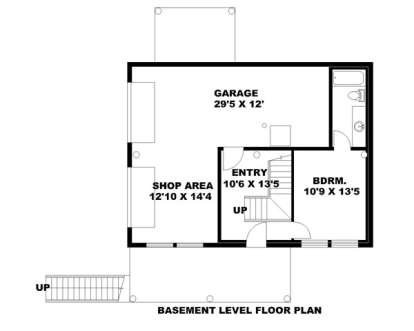 Lower Level for House Plan #039-00064