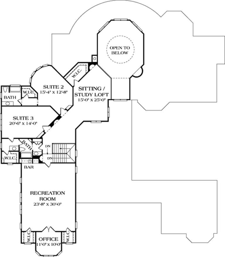 House Plan House Plan #13100 Drawing 2