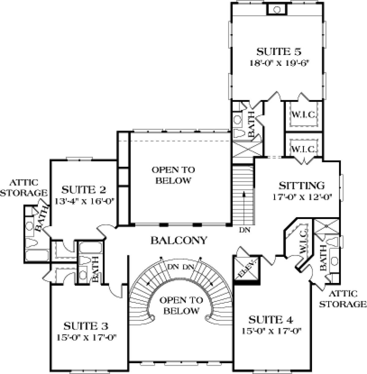 Floorplan 3 for House Plan #3323-00548