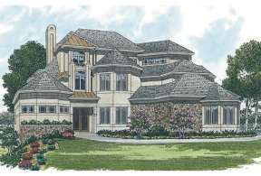 Traditional House Plan #3323-00549 Elevation Photo