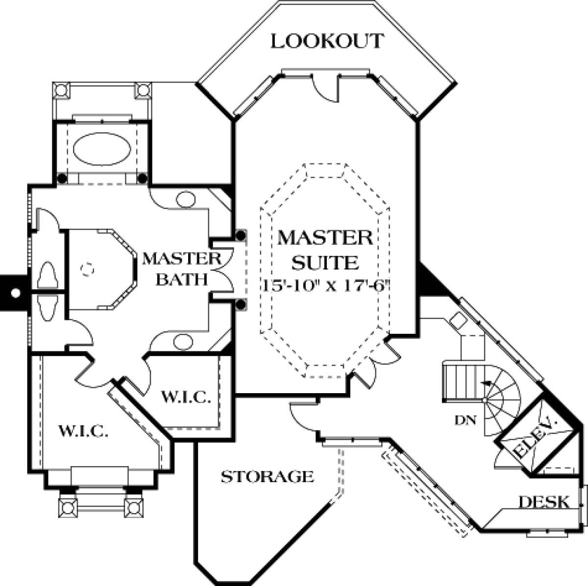Floorplan 4 for House Plan #3323-00549