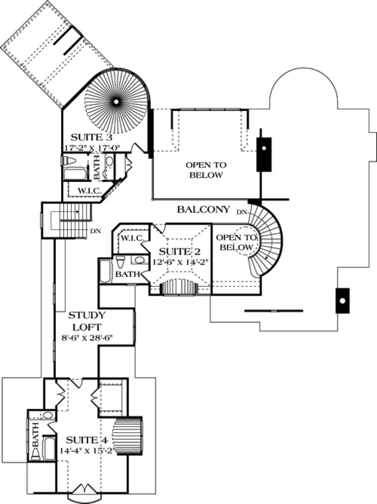 Floorplan 3 for House Plan #3323-00550
