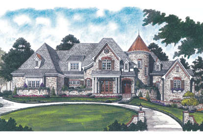 Mountain House Plan #3323-00554 Elevation Photo