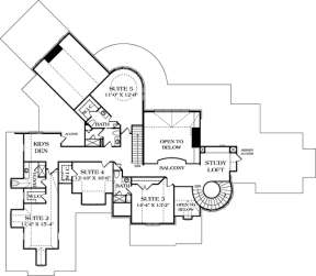 Floorplan 3 for House Plan #3323-00554