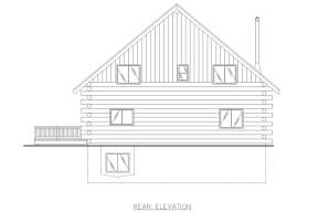 Vacation House Plan #039-00065 Elevation Photo