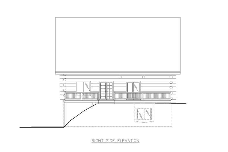Vacation House Plan #039-00065 Elevation Photo