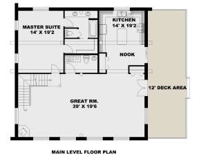 Main Floor for House Plan #039-00065