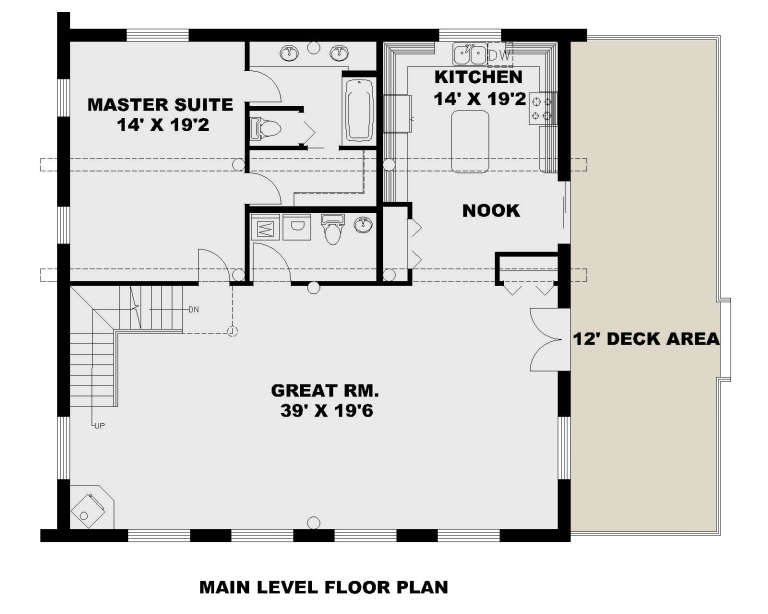 House Plan House Plan #1311 Drawing 1