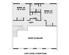 Second Floor for House Plan #039-00065