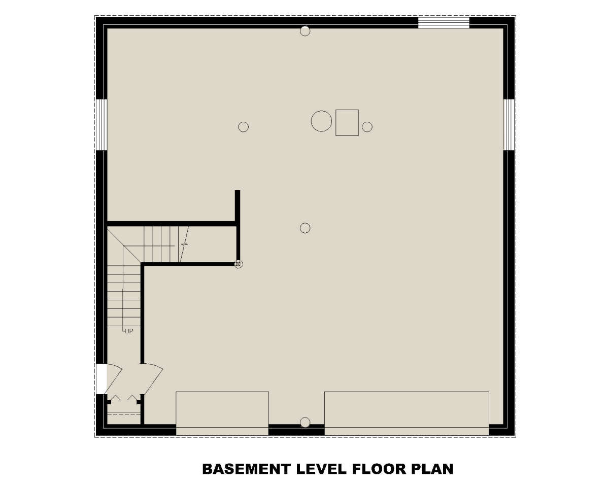 Basement for House Plan #039-00065