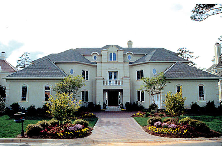 Luxury House Plan #3323-00556 Elevation Photo