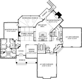 Floorplan 2 for House Plan #3323-00557