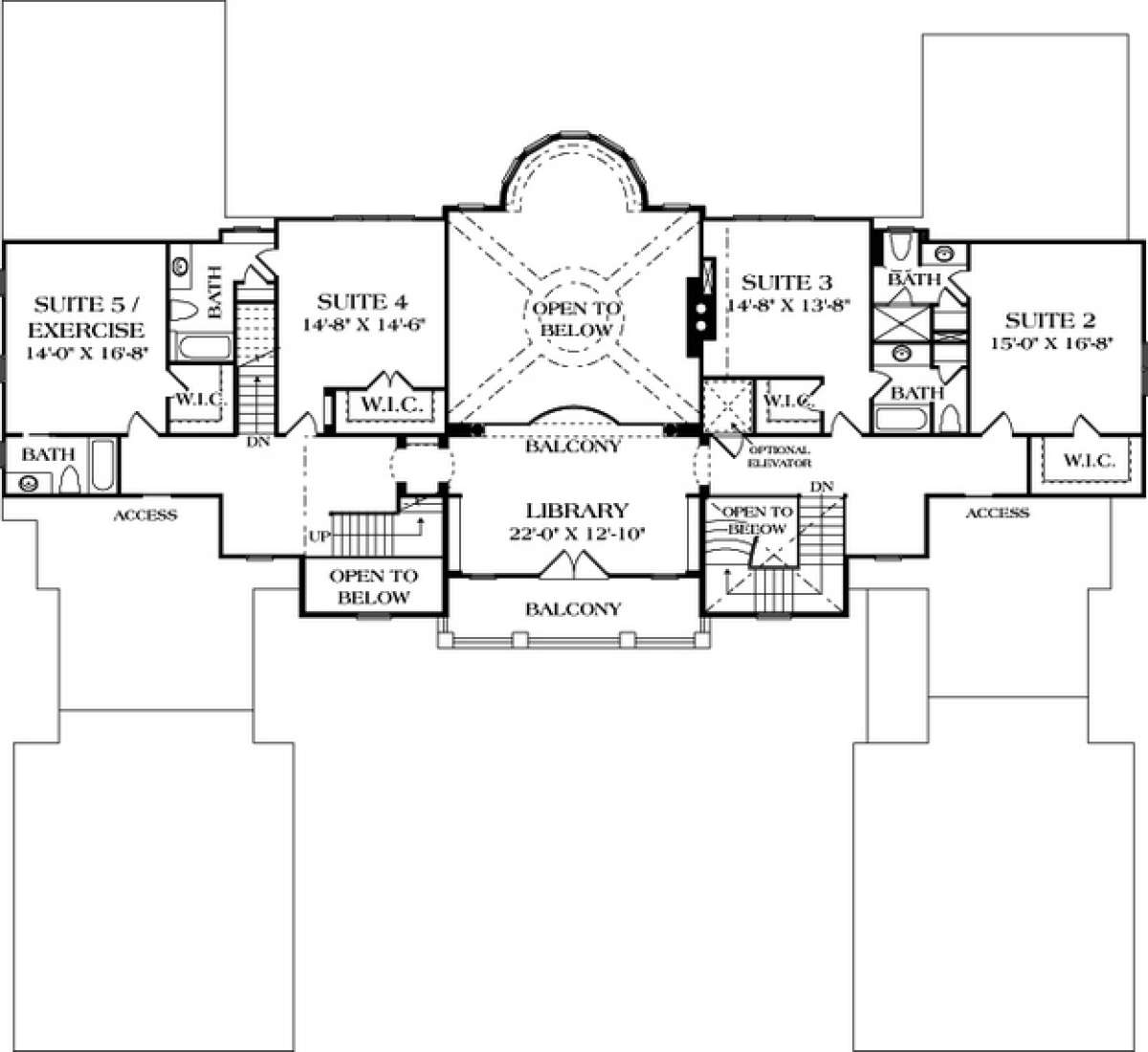 Floorplan 2 for House Plan #3323-00558