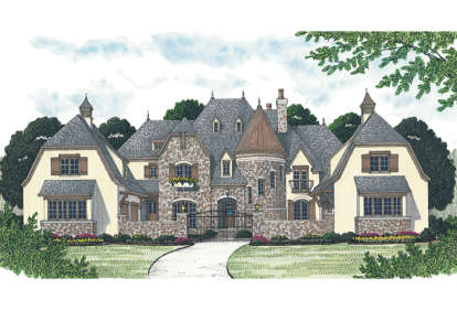 5 Bed, 5 Bath, 8566 Square Foot House Plan - #3323-00559