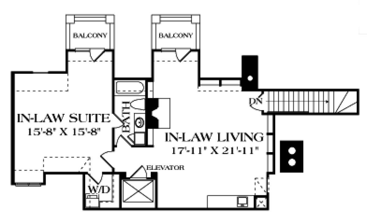 Floorplan 3 for House Plan #3323-00559