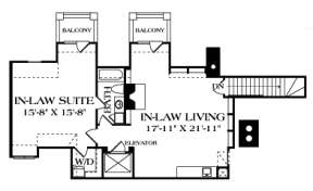 Floorplan 3 for House Plan #3323-00559