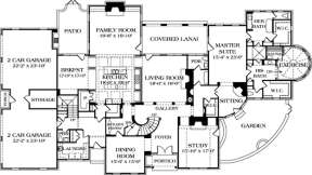 Floorplan 1 for House Plan #3323-00560