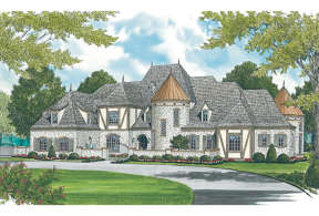 French Country House Plan #3323-00561 Elevation Photo