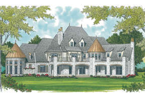 French Country House Plan #3323-00561 Elevation Photo