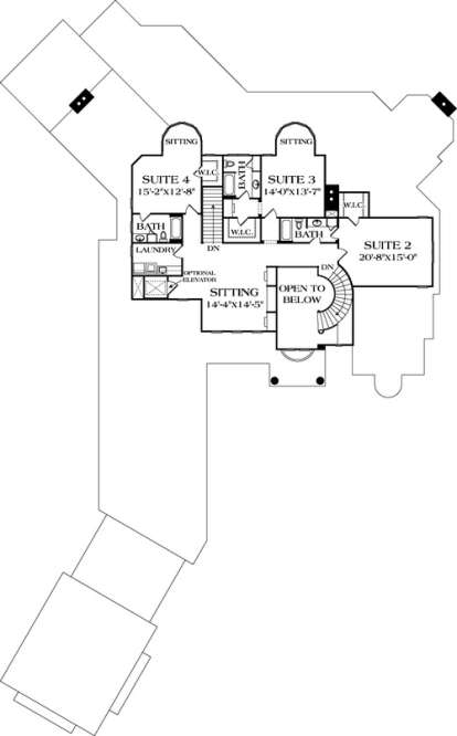 Floorplan 3 for House Plan #3323-00563