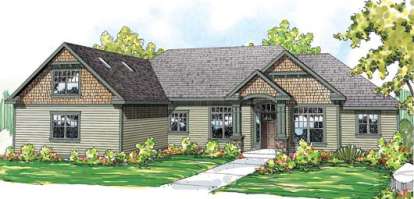Traditional House Plan #035-00555 Elevation Photo