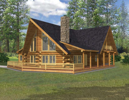 Northwest House Plan #039-00068 Elevation Photo