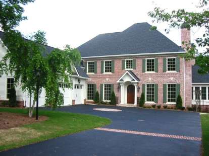 Colonial House Plan #5458-00024 Elevation Photo
