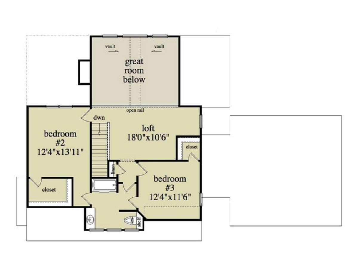 Floorplan 3 for House Plan #957-00025