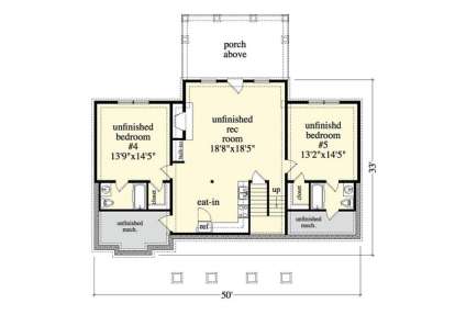 Floorplan 1 for House Plan #5458-00028