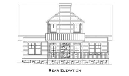Lake Front House Plan #957-00029 Elevation Photo