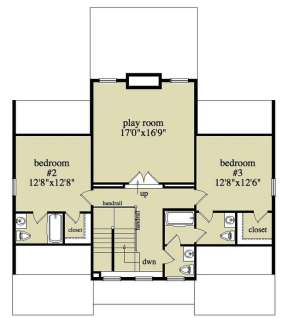 Floorplan 2 for House Plan #957-00029