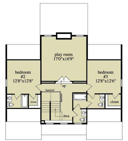 Floorplan 2 for House Plan #957-00029