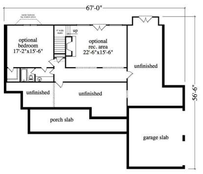 Floorplan 1 for House Plan #5458-00030