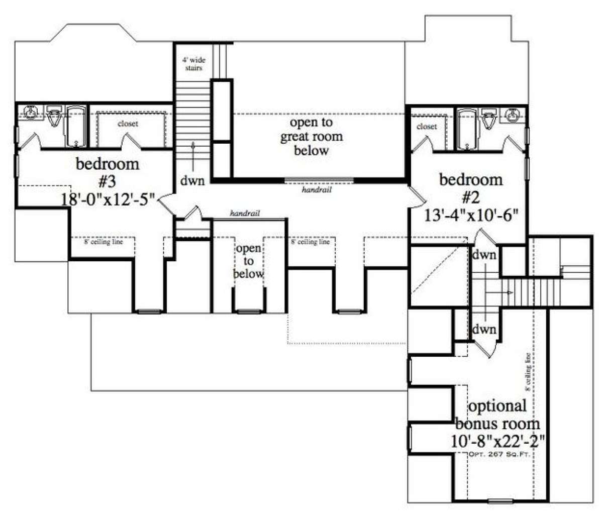 Floorplan 3 for House Plan #957-00030