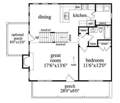 Floorplan 2 for House Plan #5458-00031