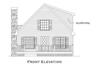 Mountain House Plan #5458-00032 Elevation Photo