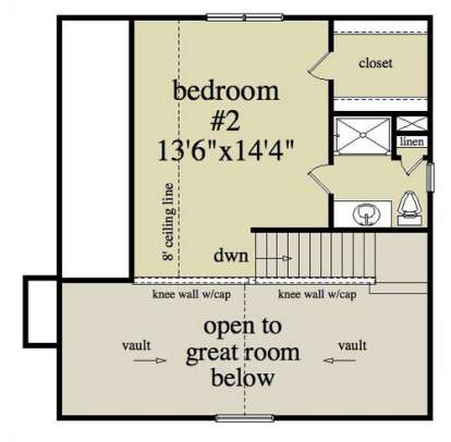 Floorplan 3 for House Plan #5458-00032