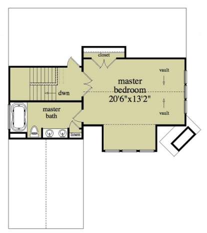 Floorplan 3 for House Plan #5458-00033