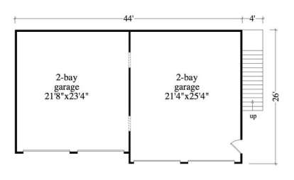 Floorplan 1 for House Plan #957-00034