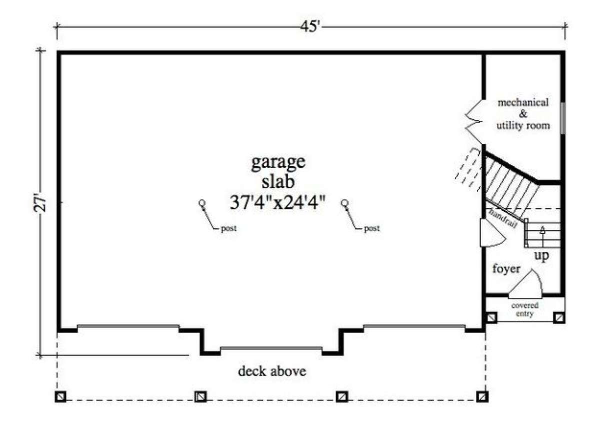 Floorplan 1 for House Plan #957-00035
