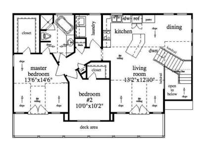 Floorplan 2 for House Plan #5458-00035