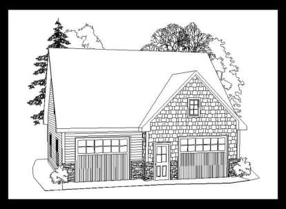 Craftsman House Plan #5458-00036 Elevation Photo