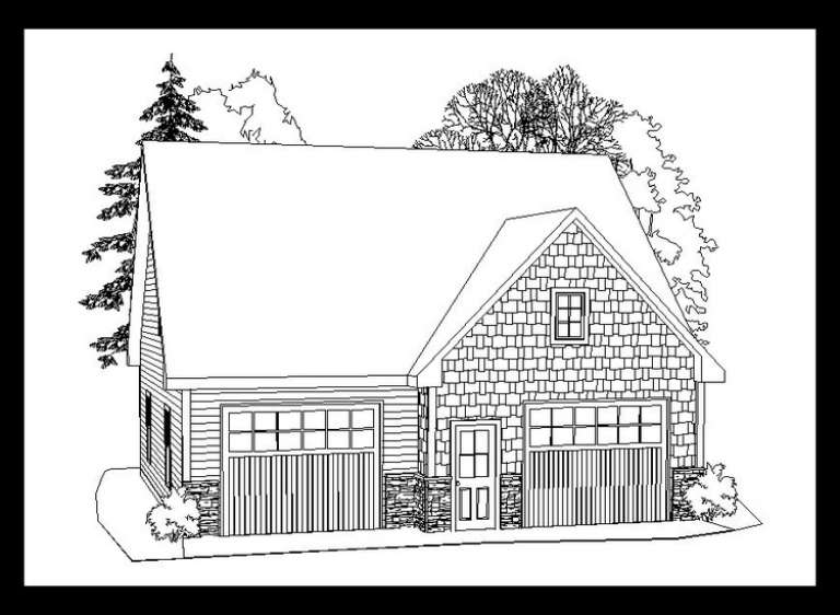 Craftsman House Plan #957-00036 Elevation Photo