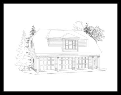 Barn House Plan #957-00037 Elevation Photo