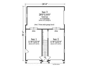 Floorplan 1 for House Plan #957-00038