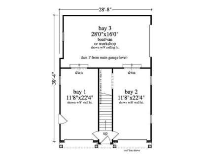 Floorplan 1 for House Plan #5458-00038