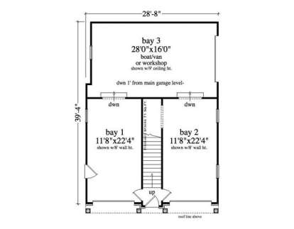 Floorplan 1 for House Plan #957-00038