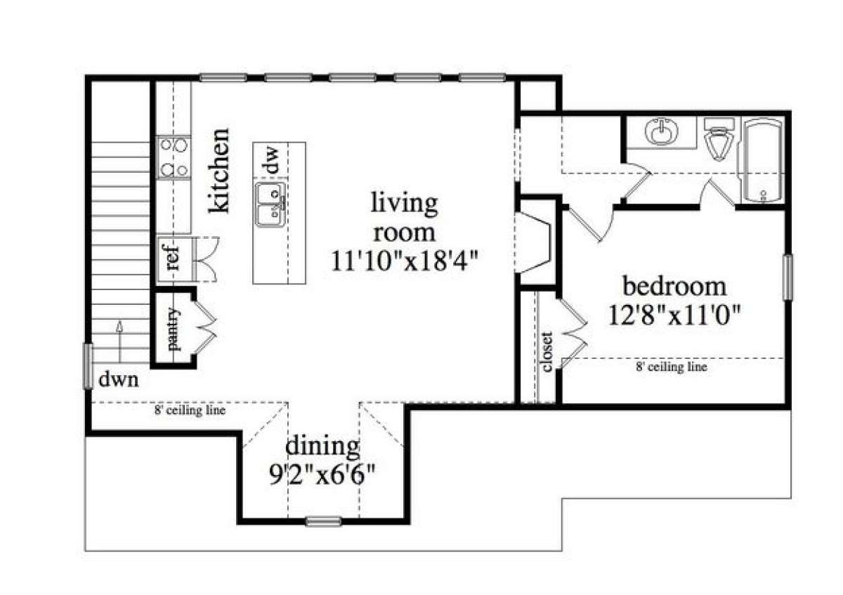 Floorplan 2 for House Plan #957-00039