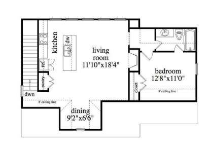 Second Floor for House Plan #5458-00039