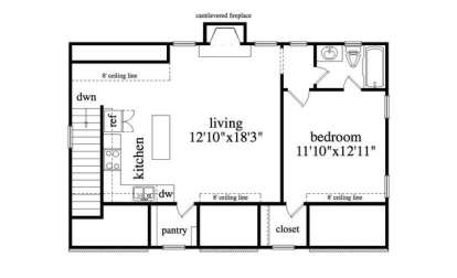 Floorplan 2 for House Plan #957-00041
